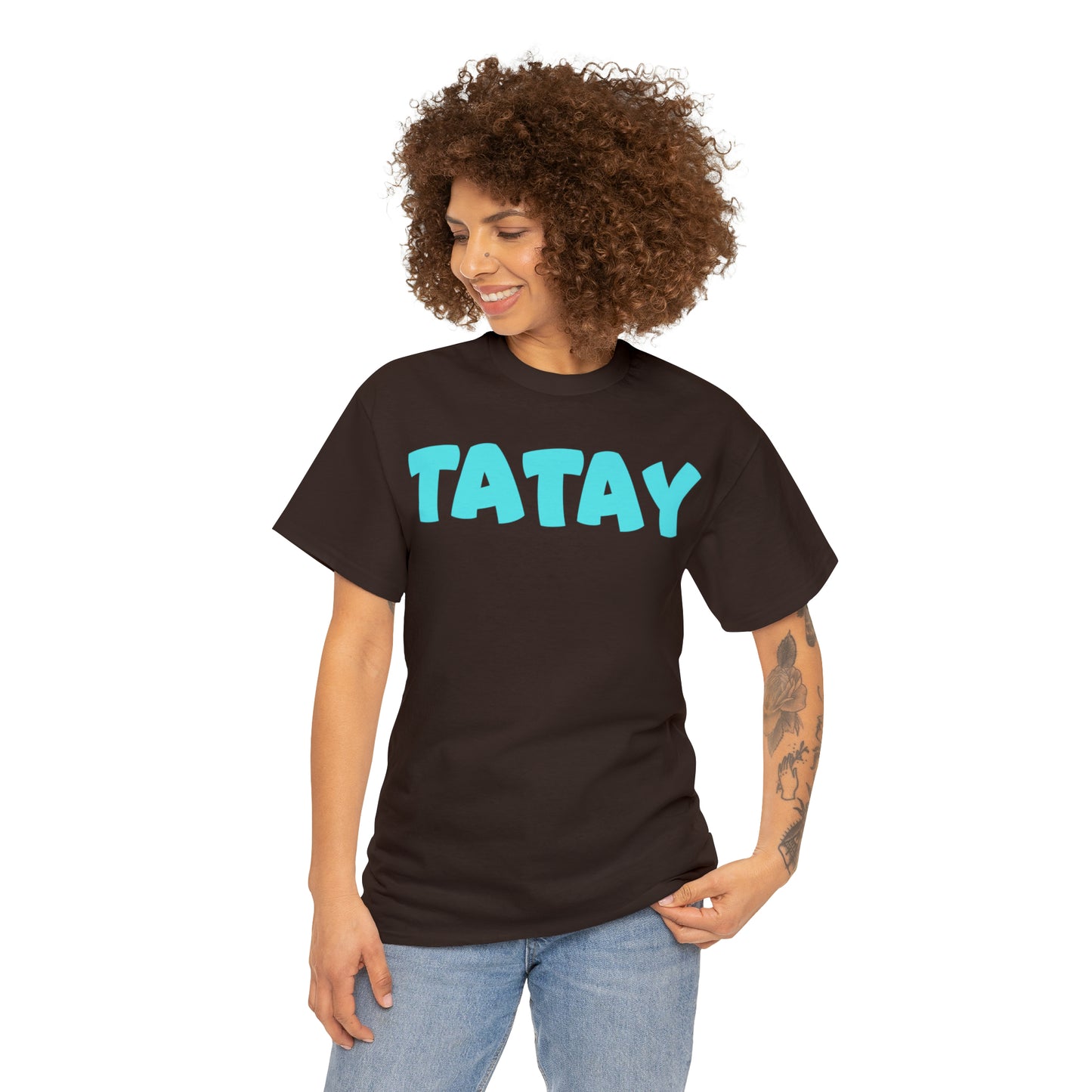TATAY Unisex Heavy Cotton T-Shirt | Filipino | Tagalog | Father | Dad | Family
