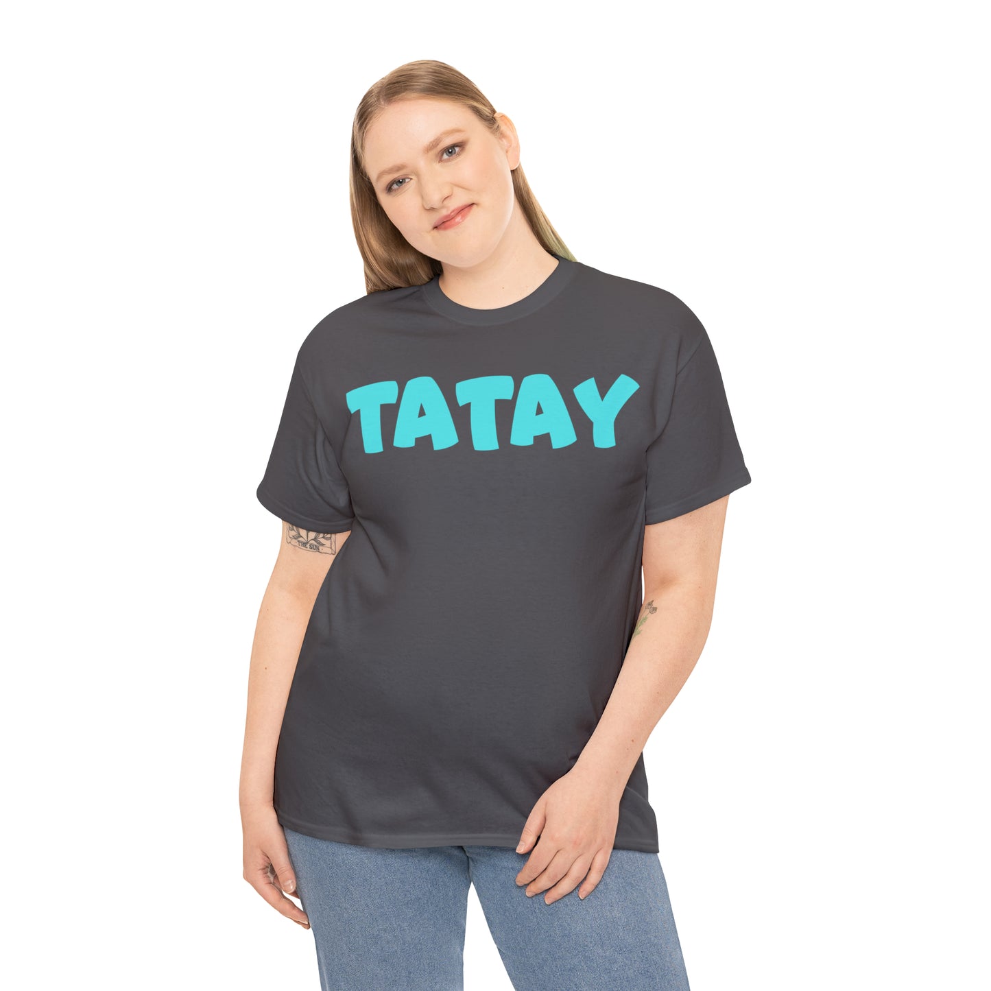TATAY Unisex Heavy Cotton T-Shirt | Filipino | Tagalog | Father | Dad | Family