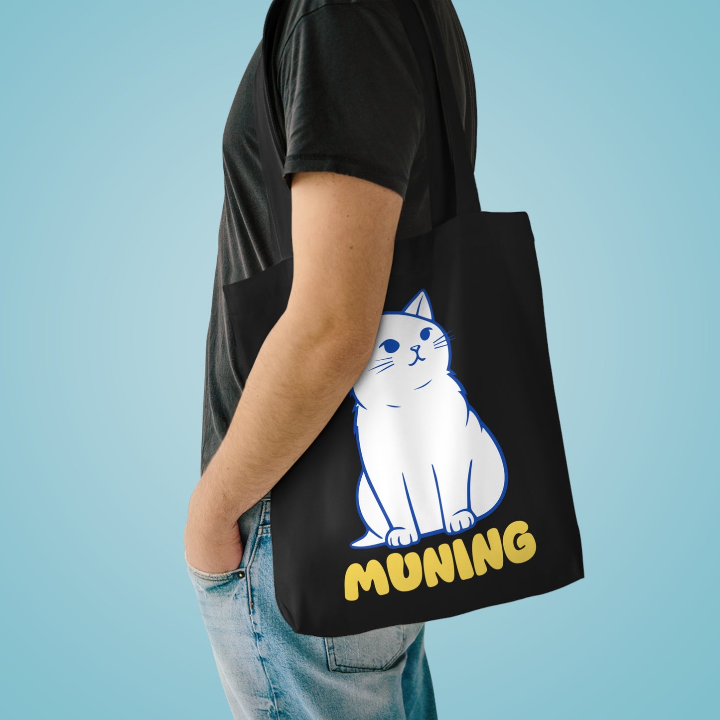 MUNING -- Cotton Tote Bag | Cats | Cat lover | Filipino | Tagalog