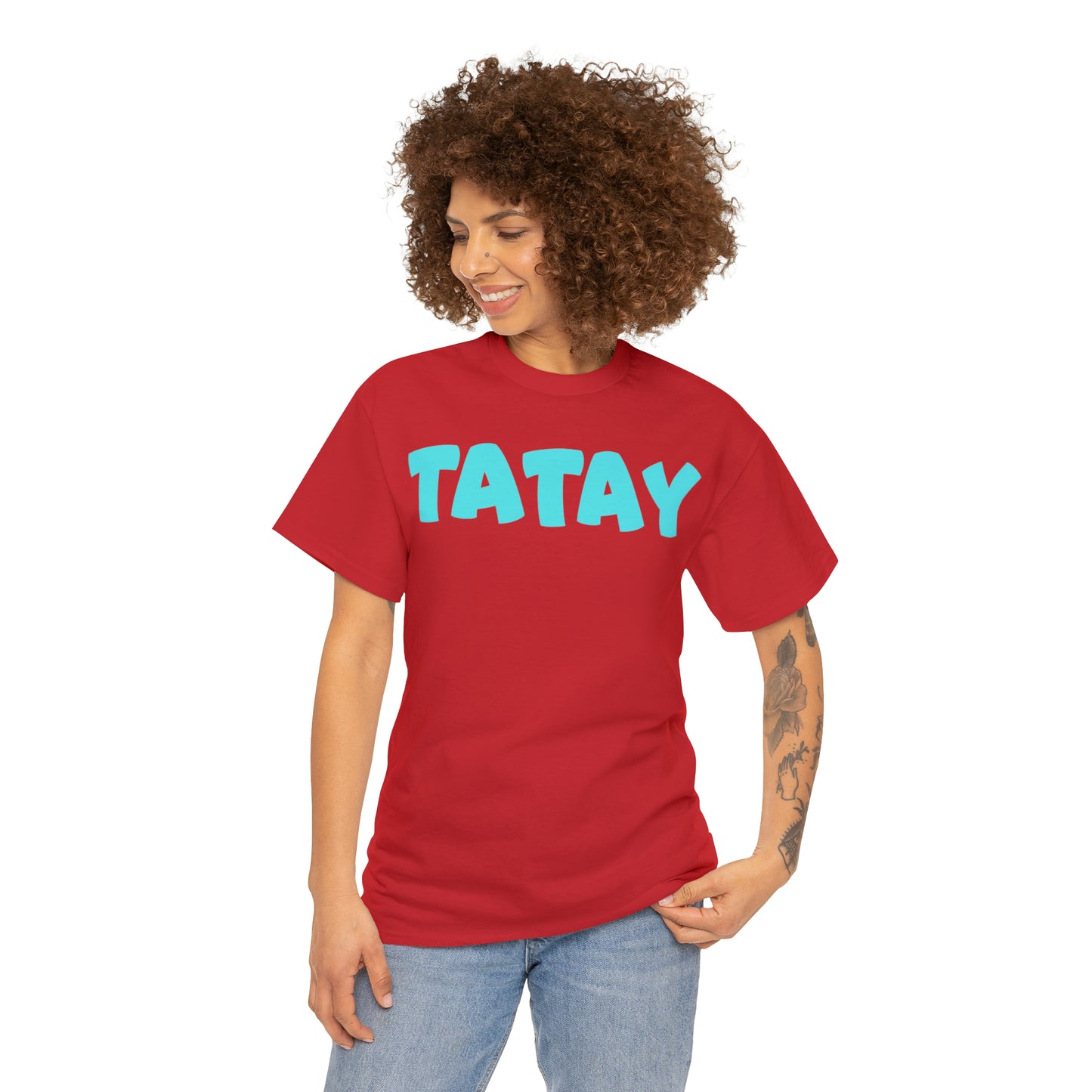 TATAY Unisex Heavy Cotton T-Shirt | Filipino | Tagalog | Father | Dad | Family