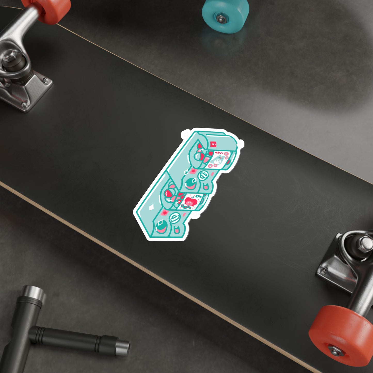 TOY VENDING MACHINE Die-Cut Stickers Stickers Laptop Car Skateboard Luggage Hydroflask Phone waterproof lunchbox stickers