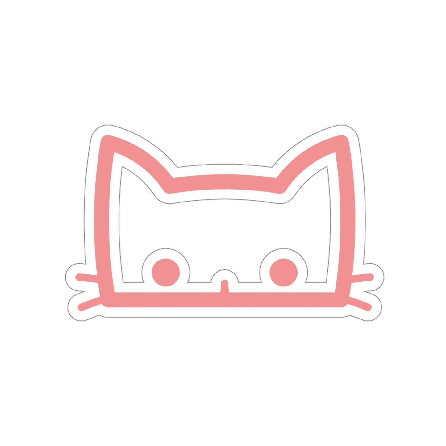 Pink Cat-Die-Cut Stickers | Laptop | Car | Skateboard | Luggage | Phone | Waterproof