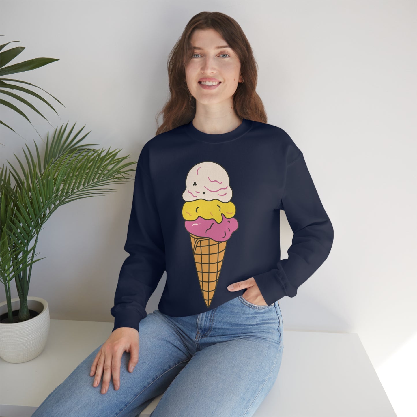 SORBETES Unisex Heavy Blend™ Crewneck Sweatshirt | Ice Cream | Filipino | Tagalog