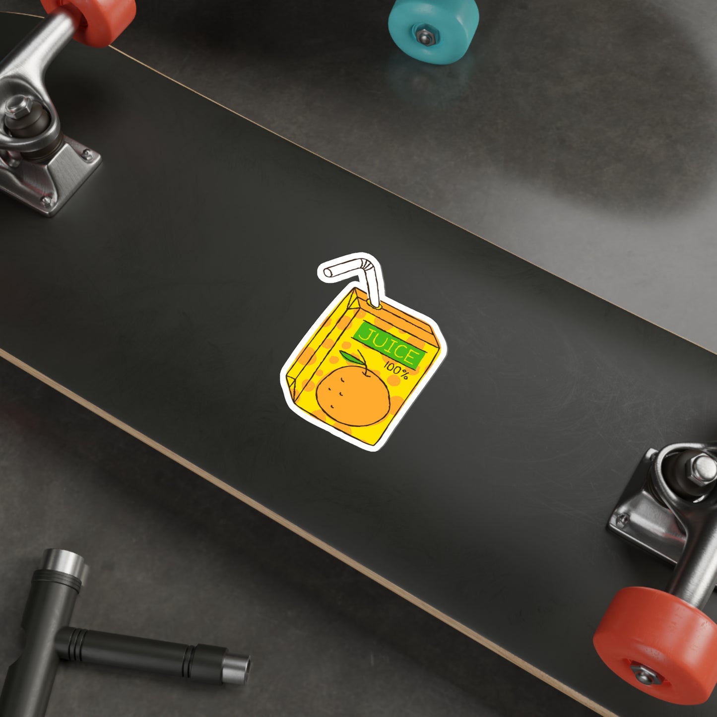 LEMON JUICE BOX Die-Cut Stickers Laptop Car Skateboard Luggage Hydroflasks Phone waterproof snacks lunchbox juice box stickers