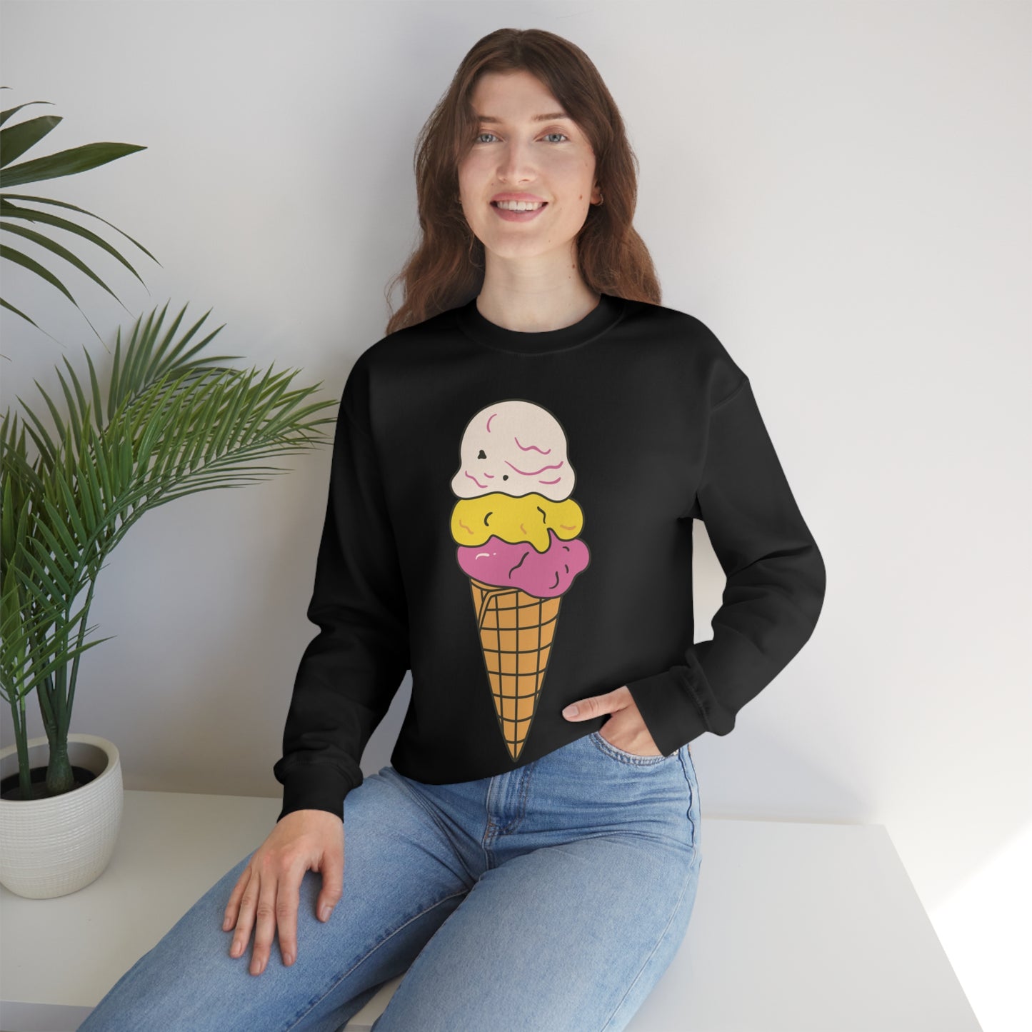 SORBETES Unisex Heavy Blend™ Crewneck Sweatshirt | Ice Cream | Filipino | Tagalog
