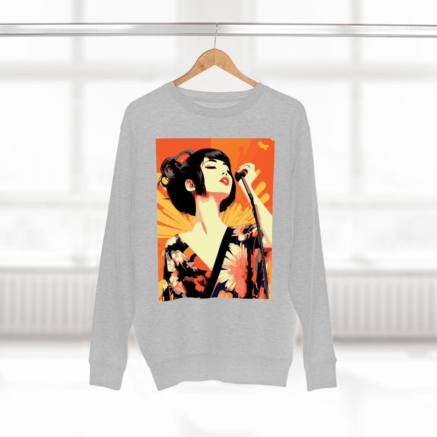 OPERATION KARAOKE  Unisex Premium Crewneck Sweatshirt | Karaoke lovers | Music-inspired | Karaoke apparel