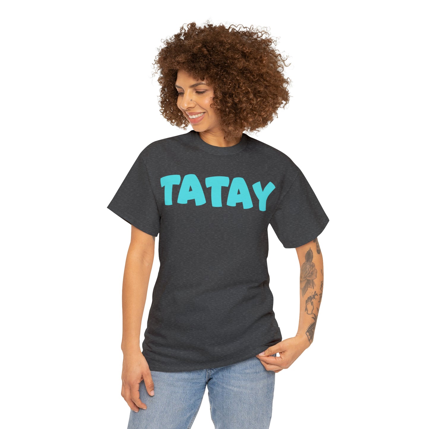 TATAY Unisex Heavy Cotton T-Shirt | Filipino | Tagalog | Father | Dad | Family
