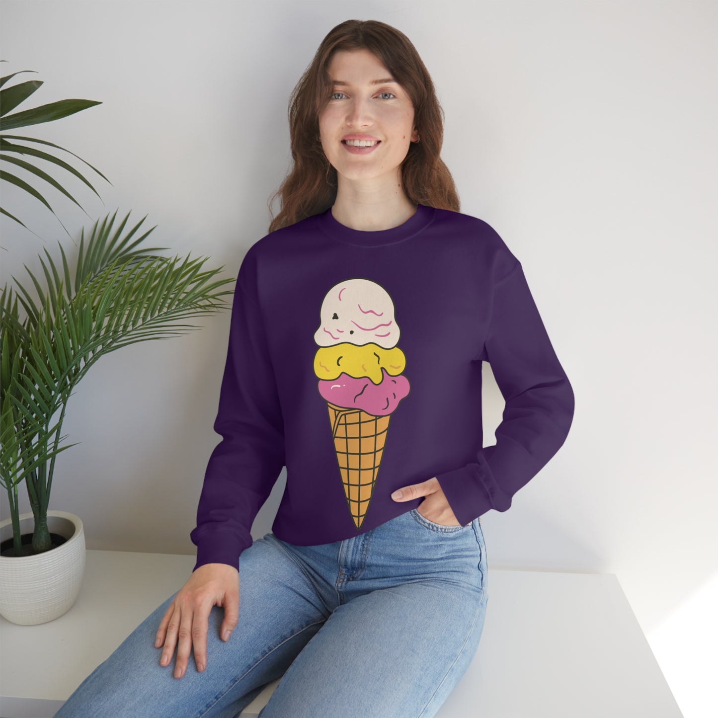 SORBETES Unisex Heavy Blend™ Crewneck Sweatshirt | Ice Cream | Filipino | Tagalog