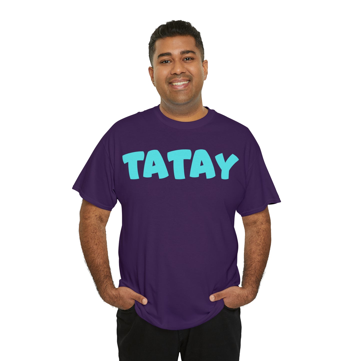 TATAY Unisex Heavy Cotton T-Shirt | Filipino | Tagalog | Father | Dad | Family