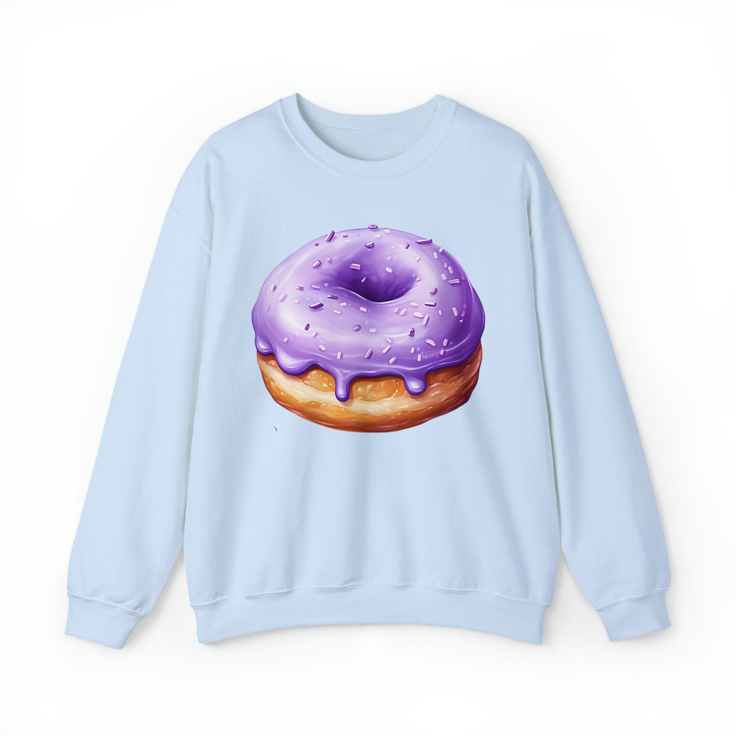 UBE DONUT Unisex Heavy Blend Crewneck Sweatshirt | Filipino | Dessert | Purple Yam | Philippines