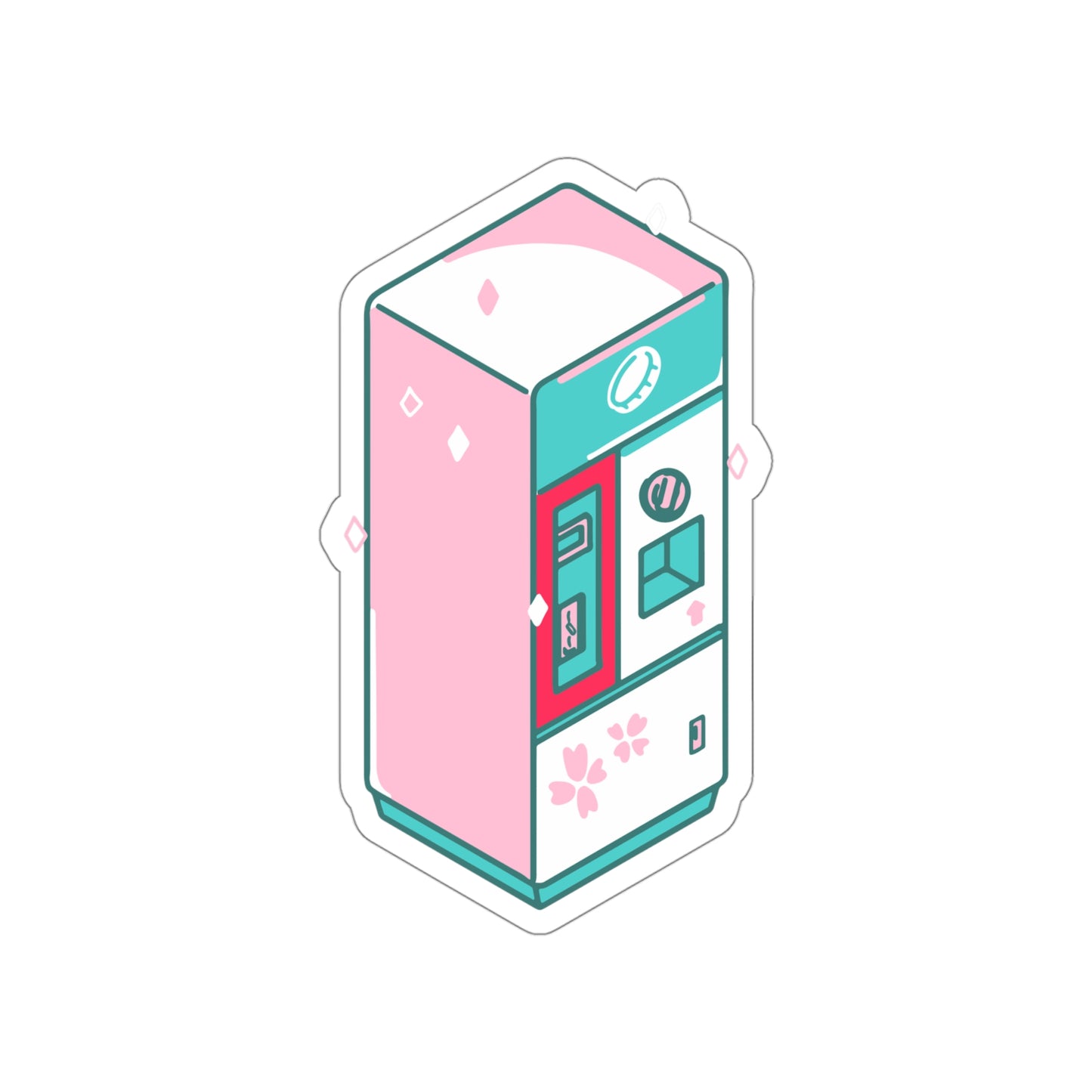COIN CHANGE MACHINE Die-Cut Stickers Laptop Car Skateboard Luggage Hydroflask Phone waterproof lunchbox stickers