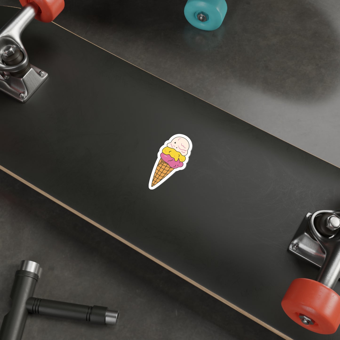 SORBETES Die-Cut Stickers Vinyl Stickers Laptop Car Skateboard Luggage Hydroflasks Phone waterproof  ice cream  filipino tagalog