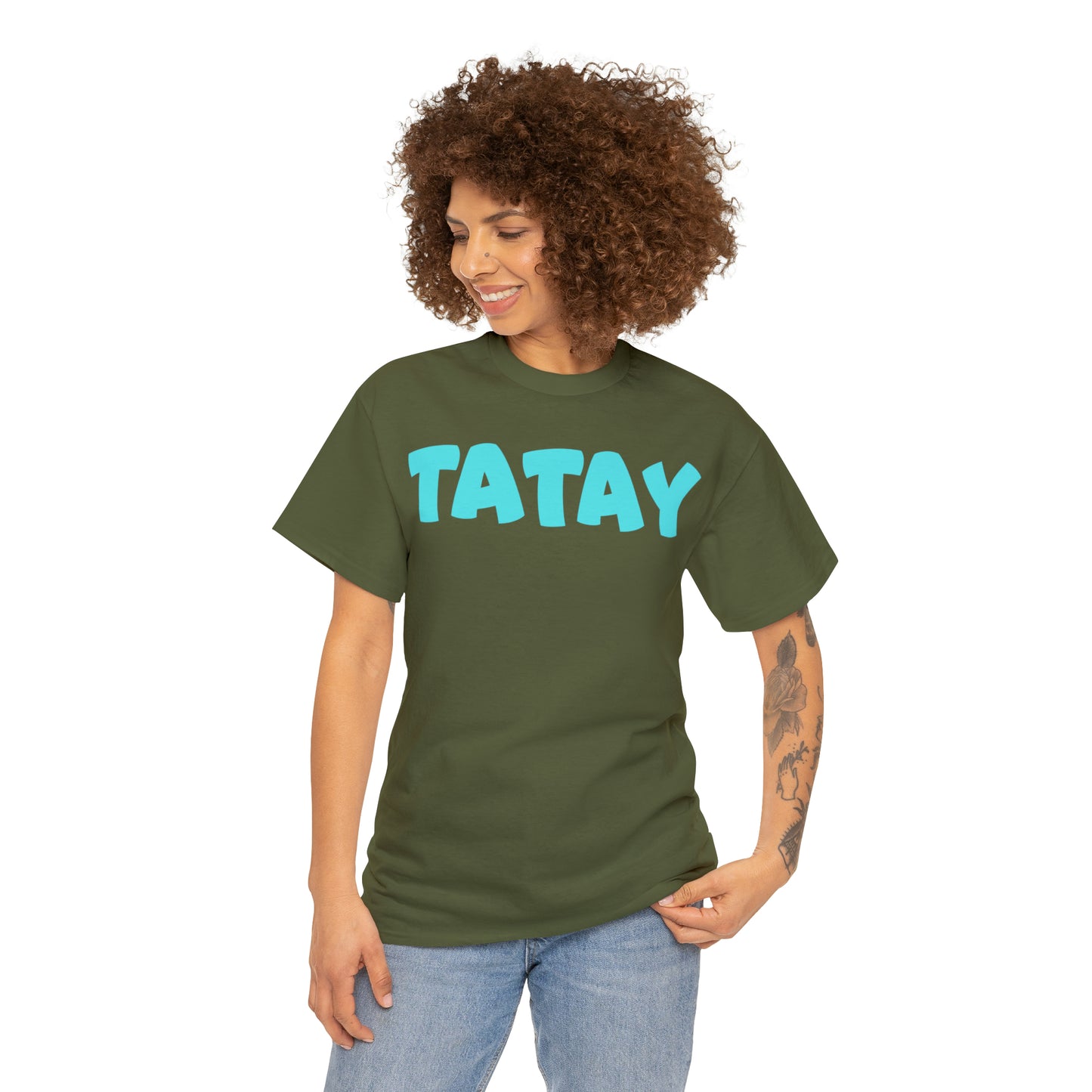 TATAY Unisex Heavy Cotton T-Shirt | Filipino | Tagalog | Father | Dad | Family