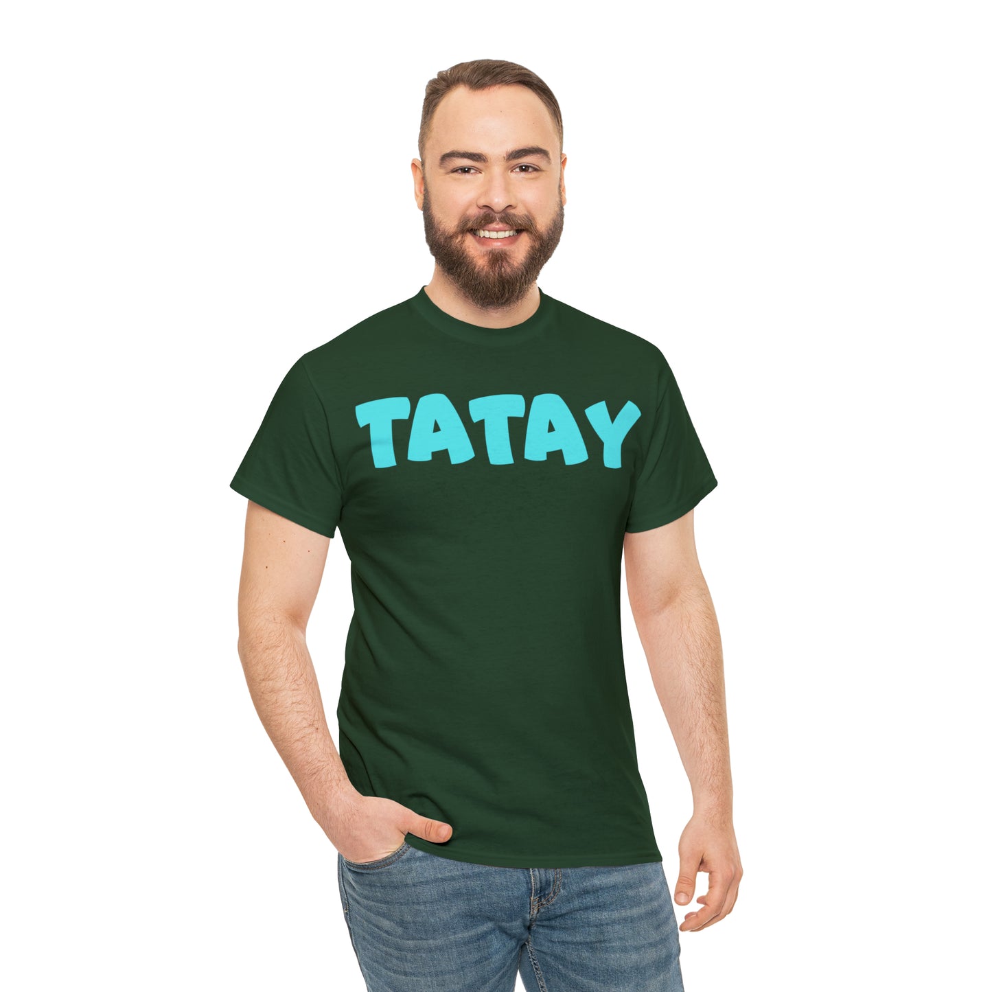 TATAY Unisex Heavy Cotton T-Shirt | Filipino | Tagalog | Father | Dad | Family