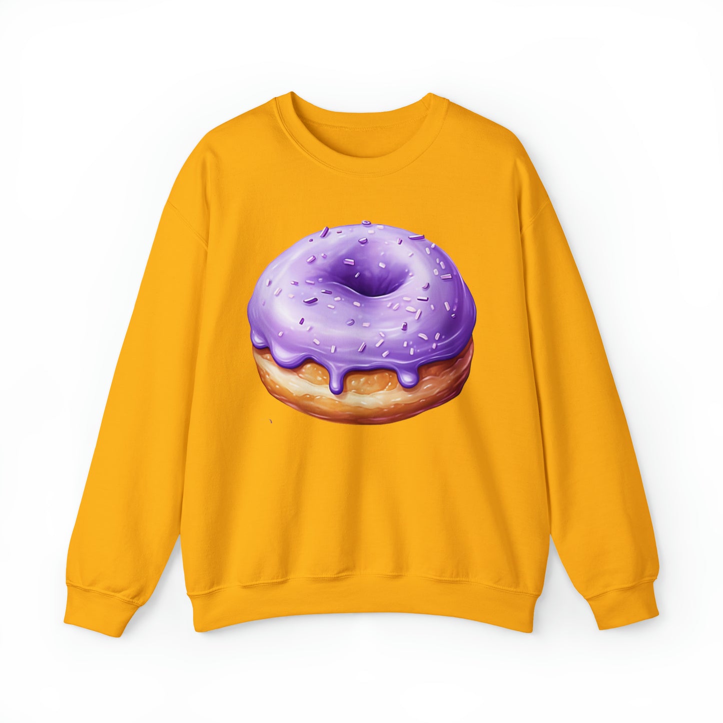 UBE DONUT Unisex Heavy Blend Crewneck Sweatshirt | Filipino | Dessert | Purple Yam | Philippines