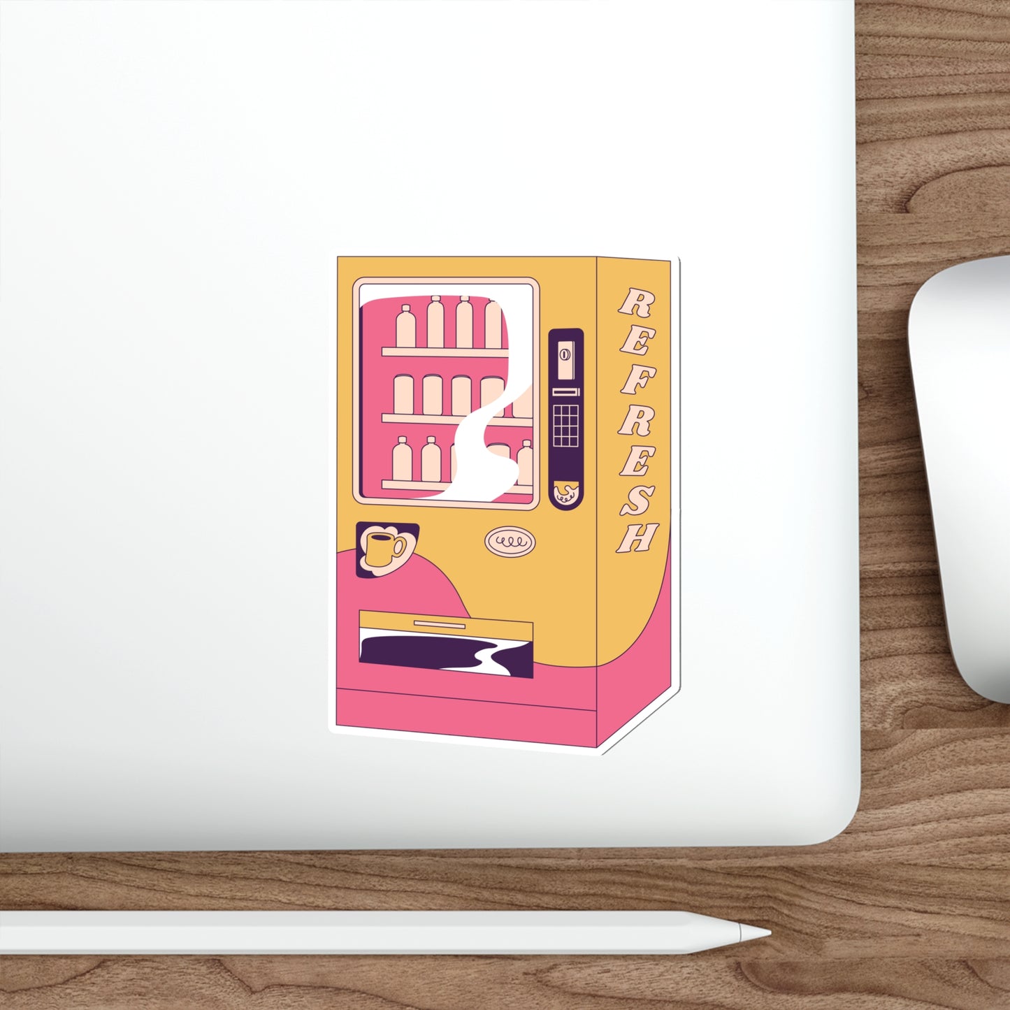 VENDING MACHINE Die-Cut Stickers Stickers Laptop Car Skateboard Luggage Hydroflask Phone waterproof lunchbox stickers