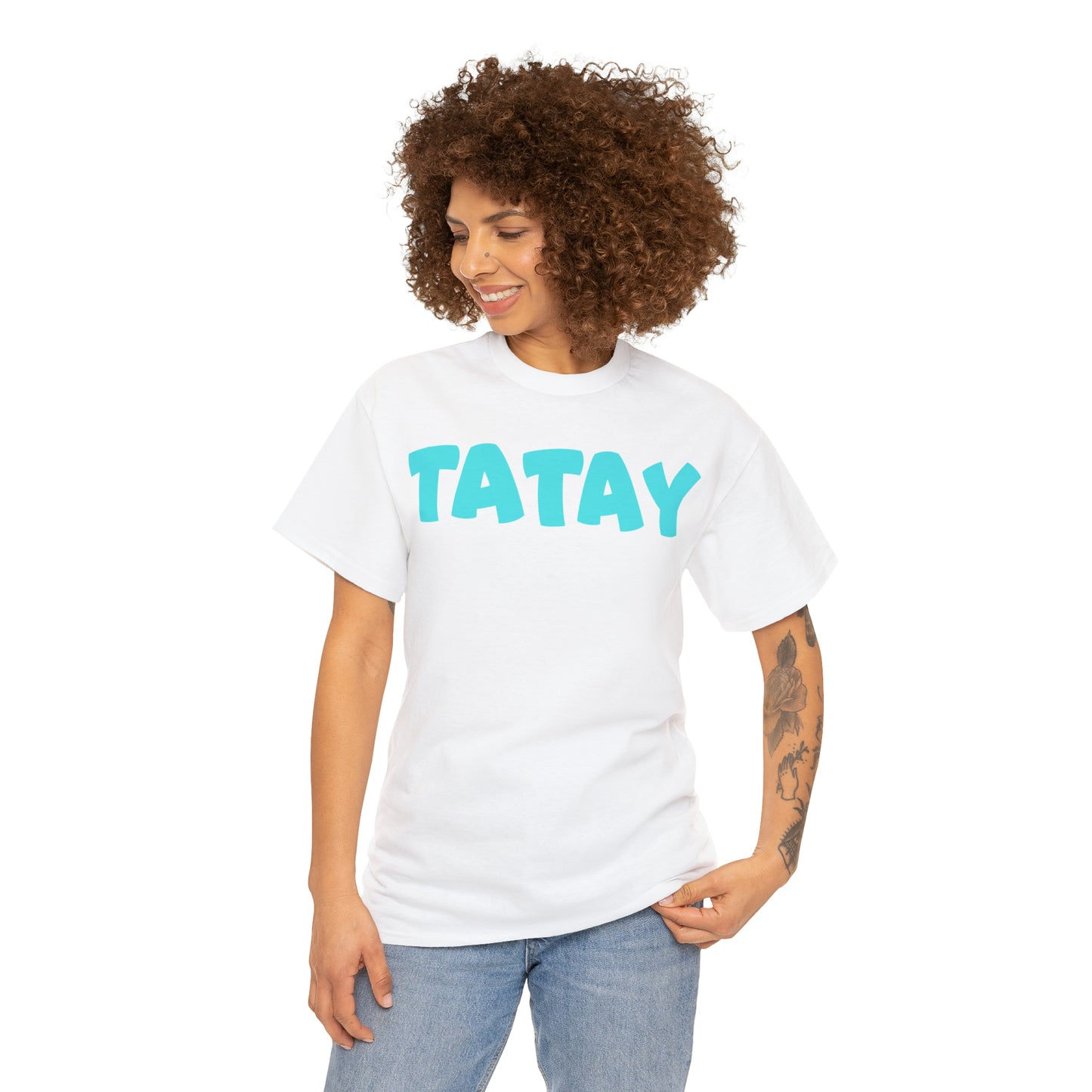 TATAY Unisex Heavy Cotton T-Shirt | Filipino | Tagalog | Father | Dad | Family