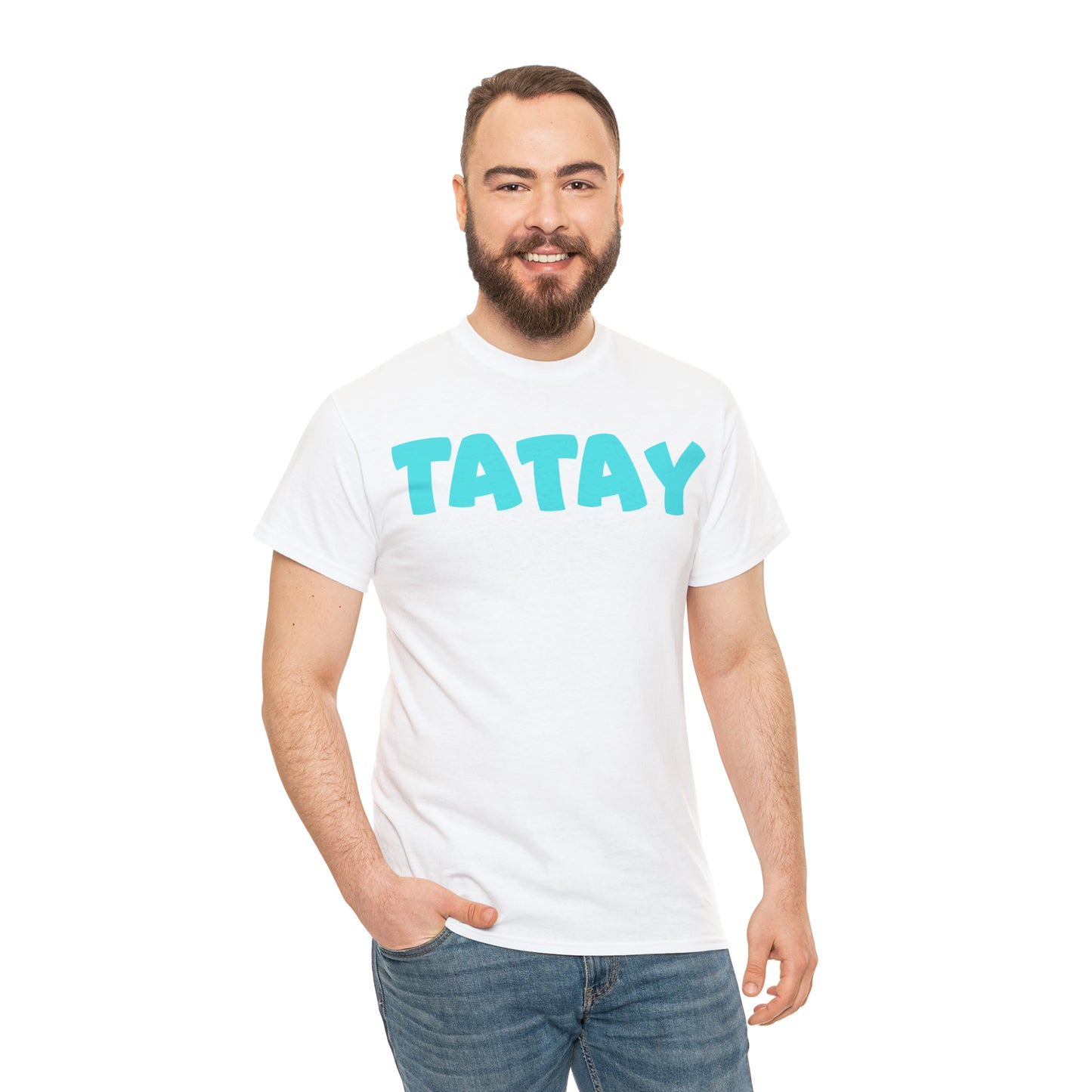 TATAY Unisex Heavy Cotton T-Shirt | Filipino | Tagalog | Father | Dad | Family