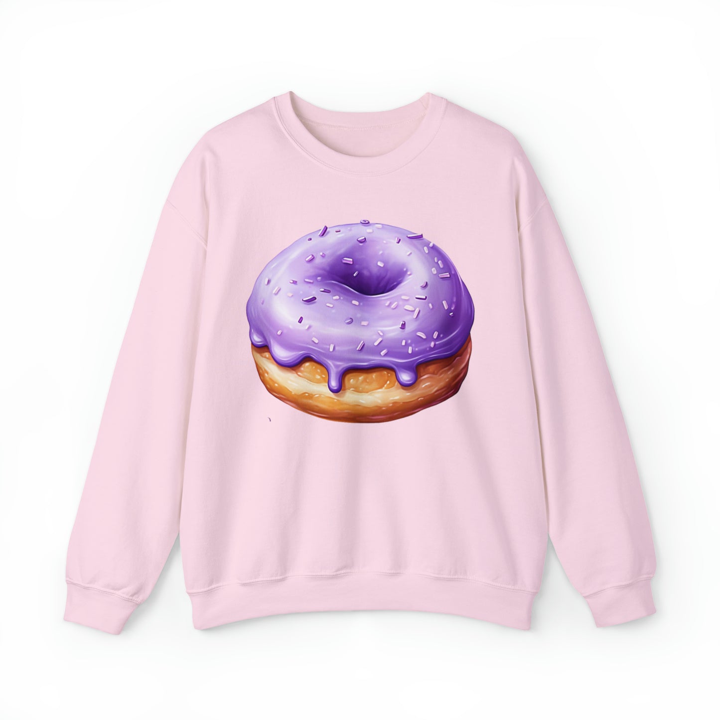 UBE DONUT Unisex Heavy Blend Crewneck Sweatshirt | Filipino | Dessert | Purple Yam | Philippines