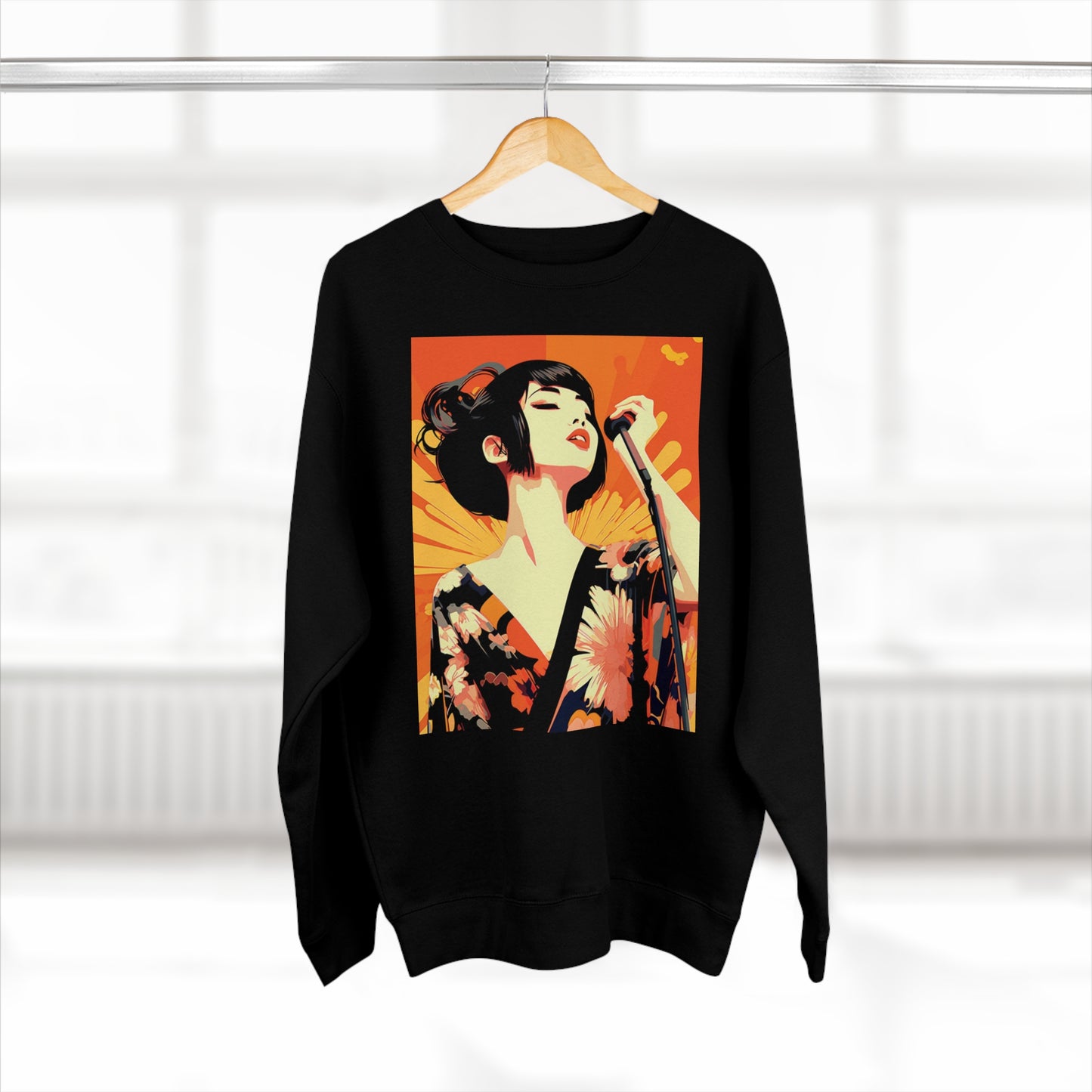 OPERATION KARAOKE  Unisex Premium Crewneck Sweatshirt | Karaoke lovers | Music-inspired | Karaoke apparel