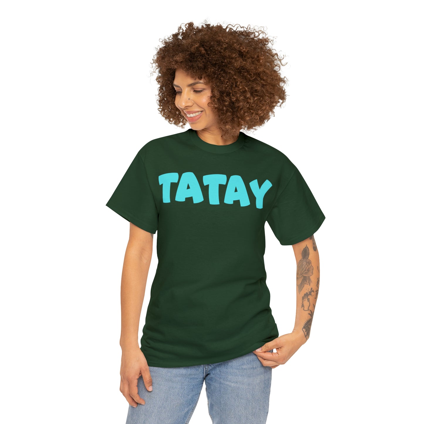 TATAY Unisex Heavy Cotton T-Shirt | Filipino | Tagalog | Father | Dad | Family