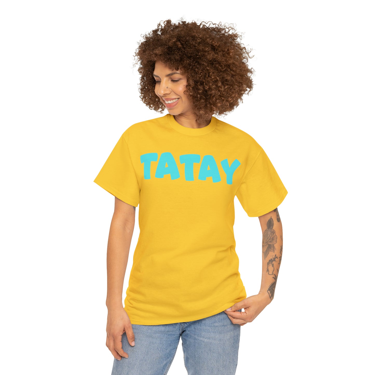 TATAY Unisex Heavy Cotton T-Shirt | Filipino | Tagalog | Father | Dad | Family