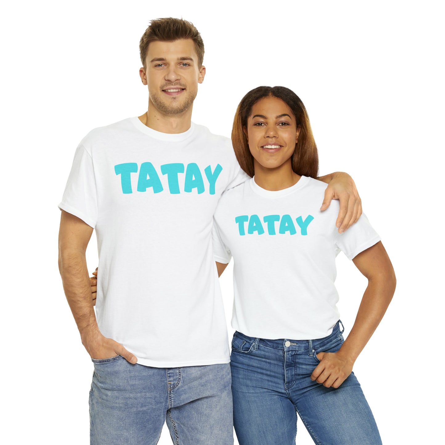 TATAY Unisex Heavy Cotton T-Shirt | Filipino | Tagalog | Father | Dad | Family