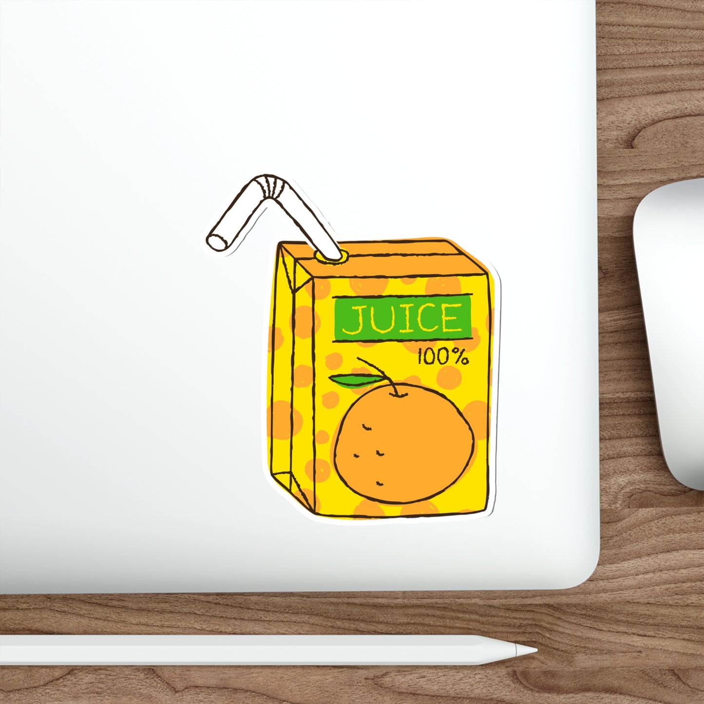 LEMON JUICE BOX Die-Cut Stickers Laptop Car Skateboard Luggage Hydroflasks Phone waterproof snacks lunchbox juice box stickers