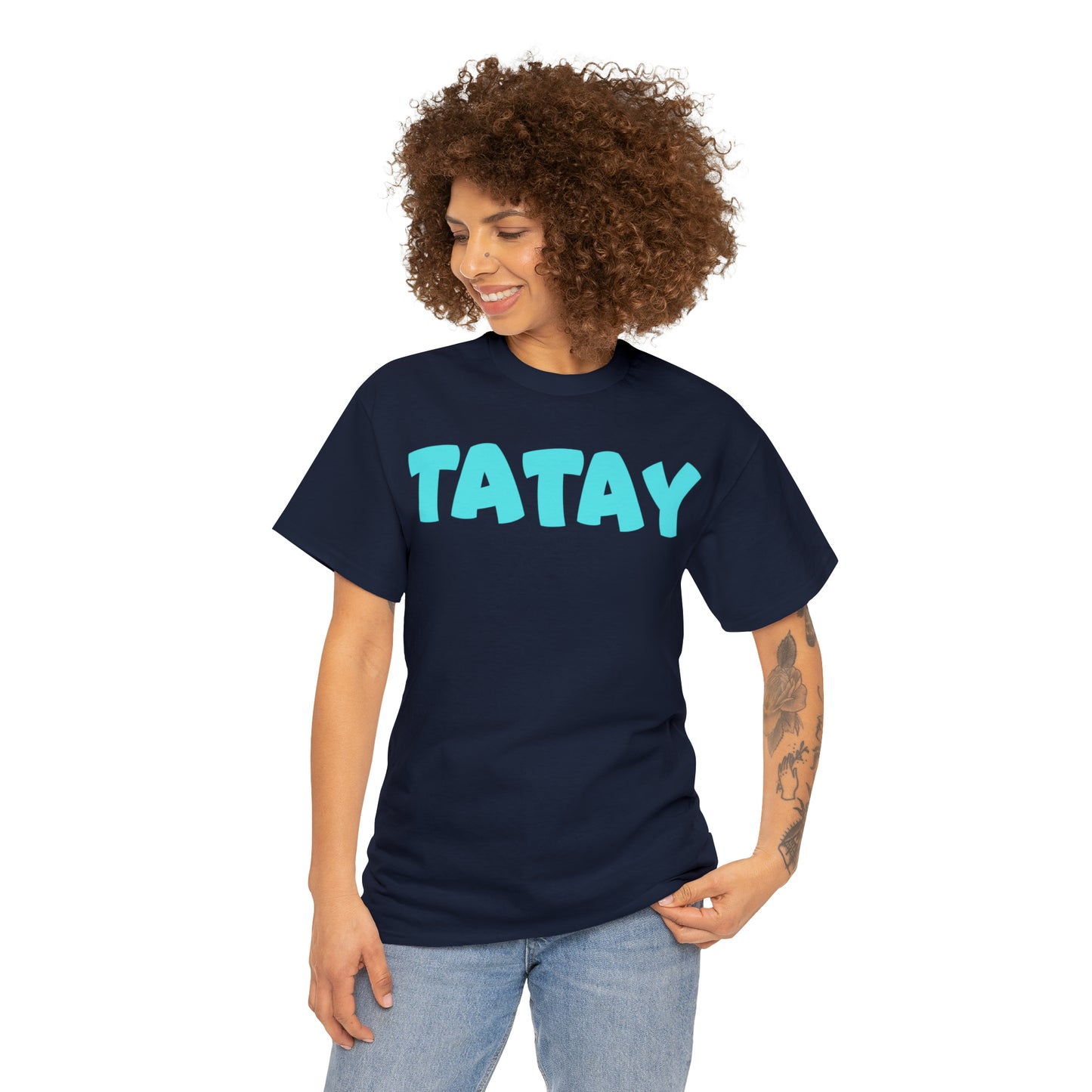 TATAY Unisex Heavy Cotton T-Shirt | Filipino | Tagalog | Father | Dad | Family