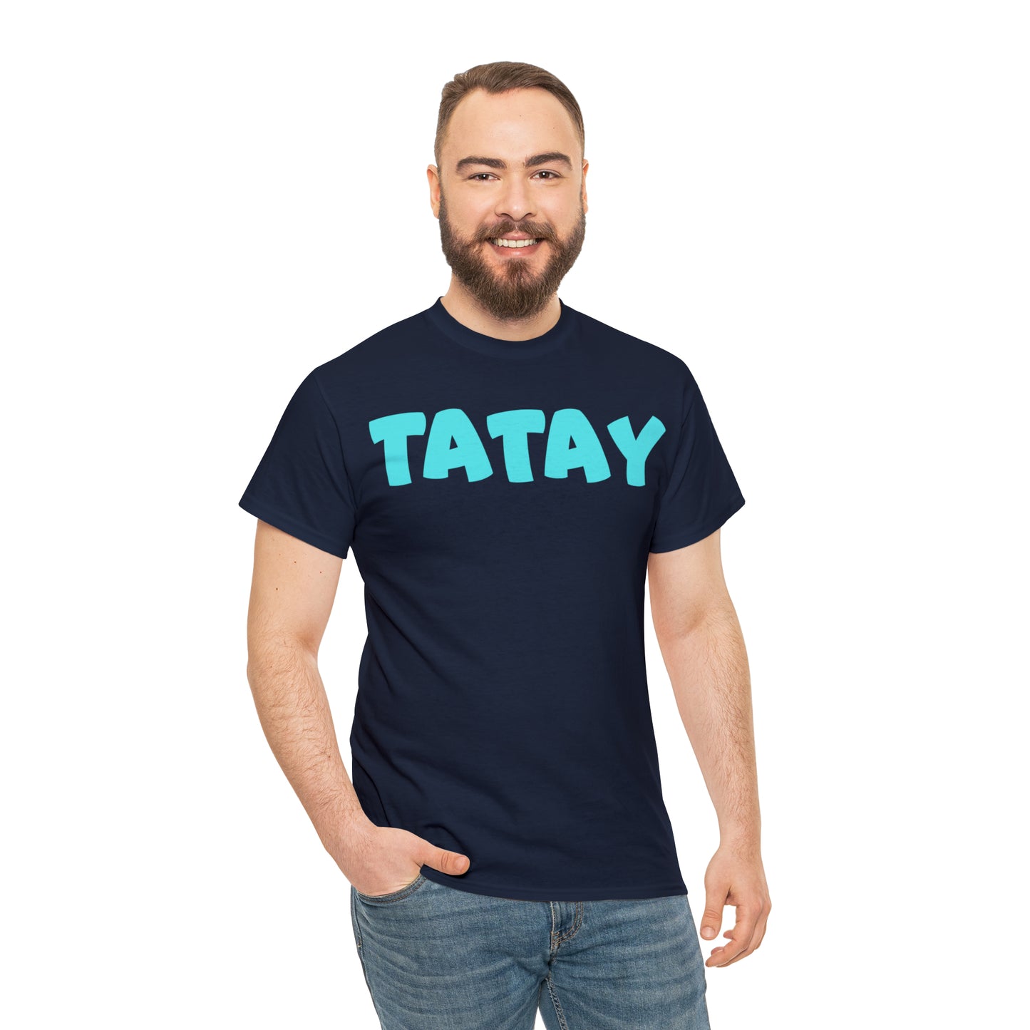 TATAY Unisex Heavy Cotton T-Shirt | Filipino | Tagalog | Father | Dad | Family