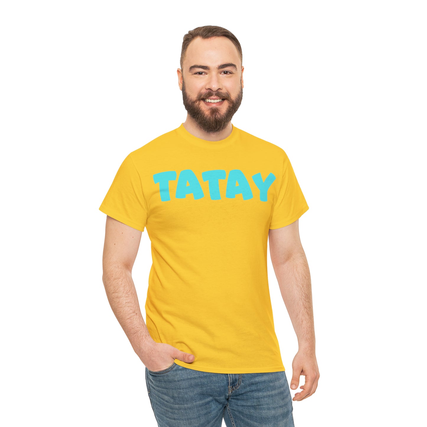 TATAY Unisex Heavy Cotton T-Shirt | Filipino | Tagalog | Father | Dad | Family
