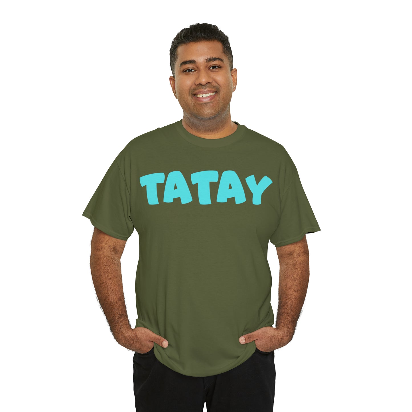 TATAY Unisex Heavy Cotton T-Shirt | Filipino | Tagalog | Father | Dad | Family