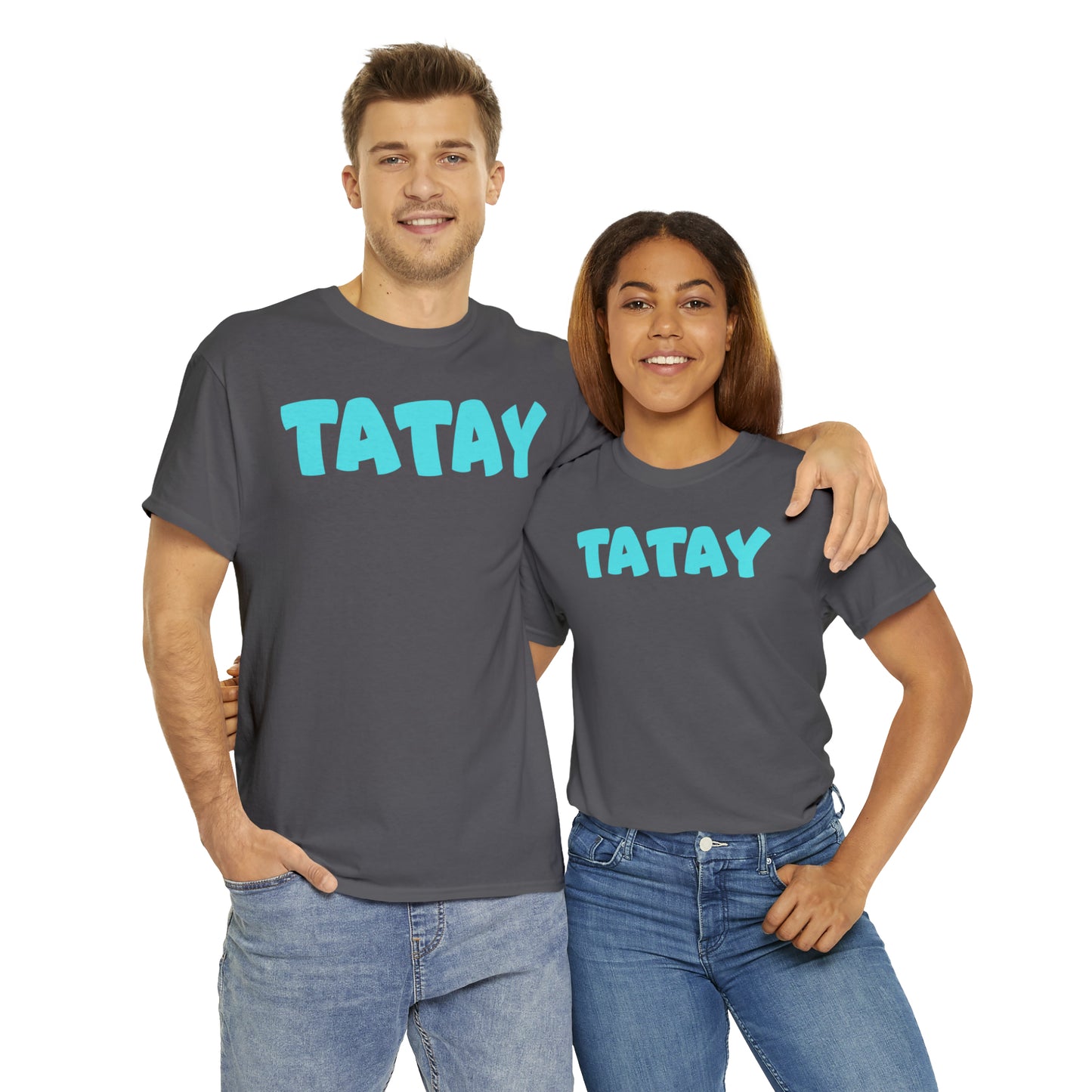 TATAY Unisex Heavy Cotton T-Shirt | Filipino | Tagalog | Father | Dad | Family