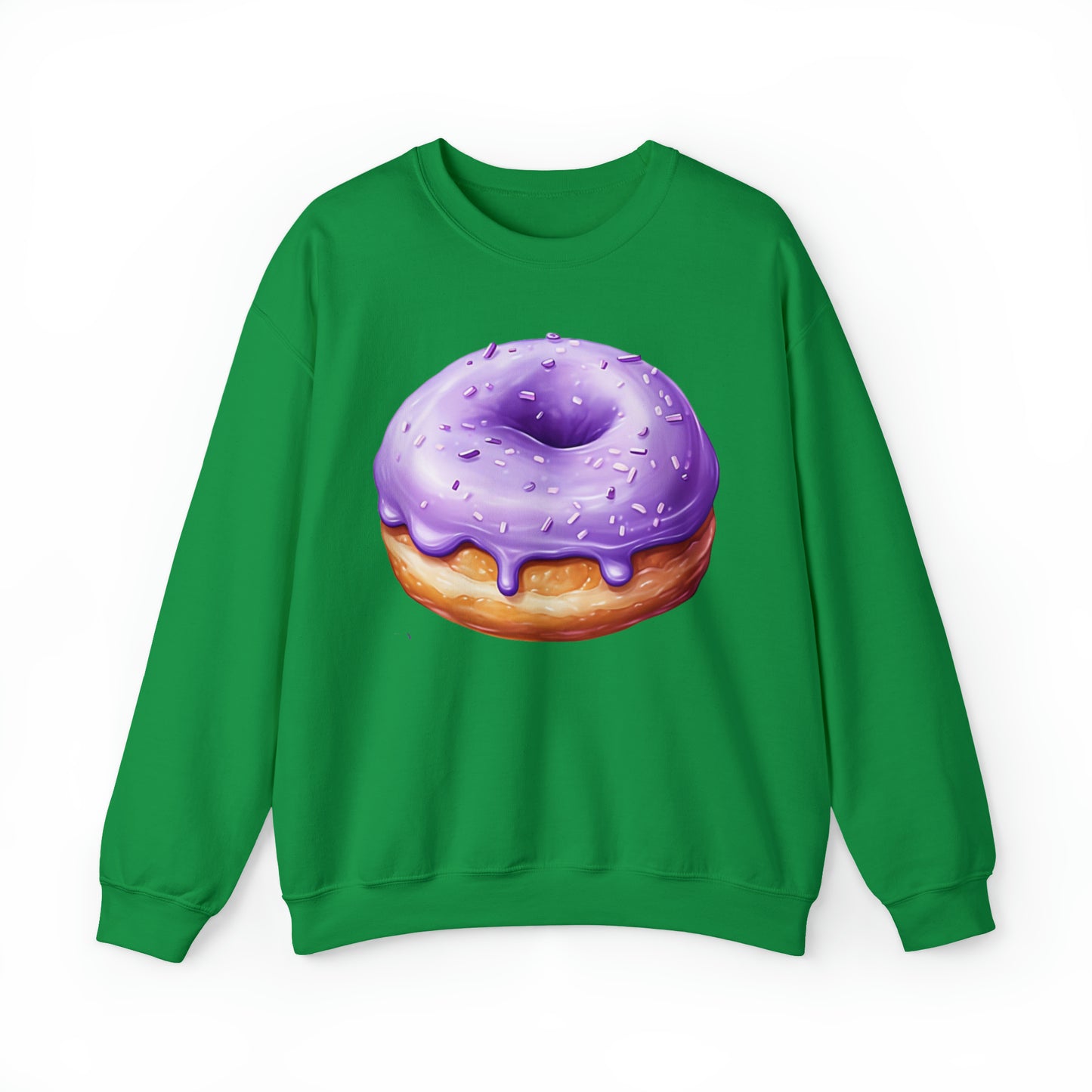 UBE DONUT Unisex Heavy Blend Crewneck Sweatshirt | Filipino | Dessert | Purple Yam | Philippines