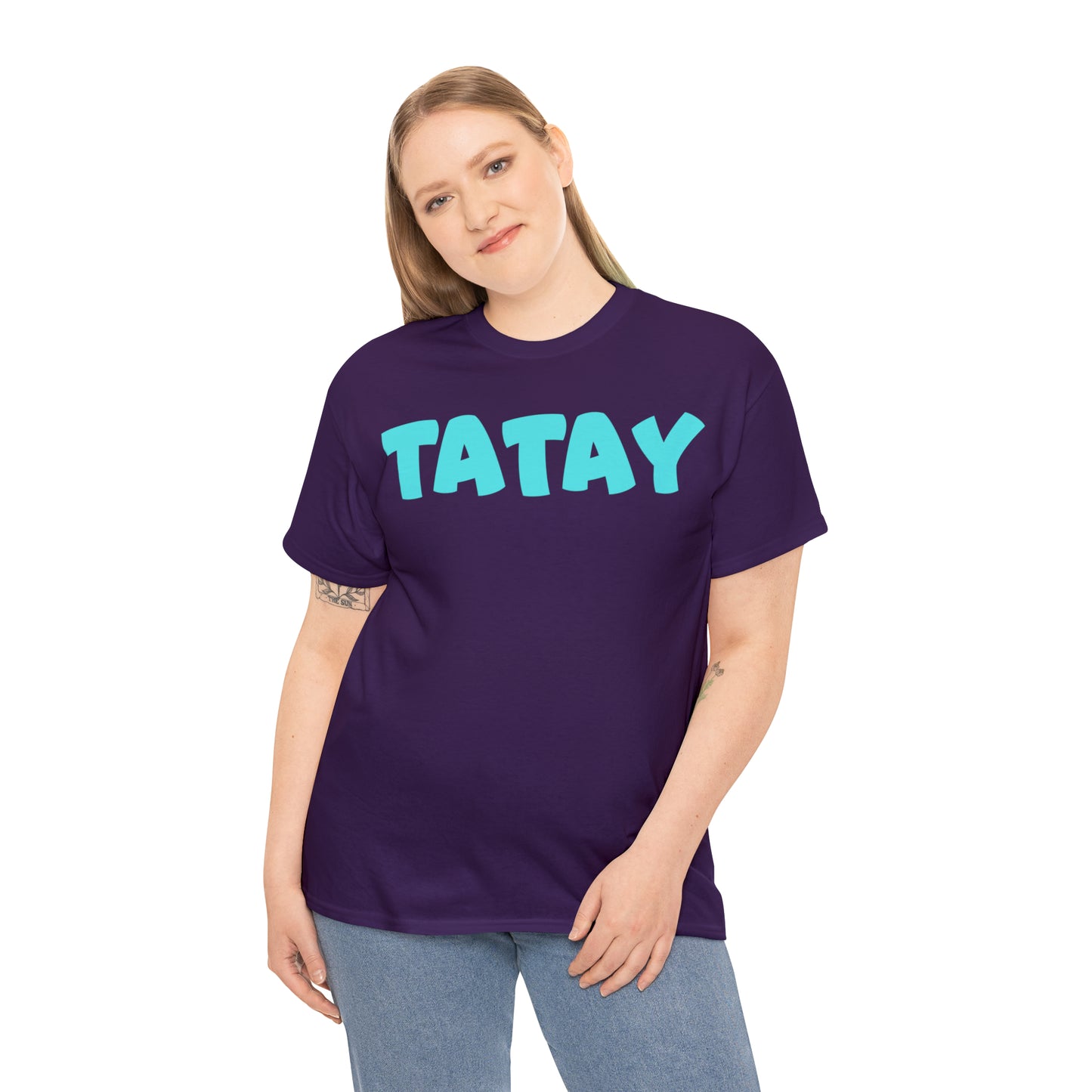 TATAY Unisex Heavy Cotton T-Shirt | Filipino | Tagalog | Father | Dad | Family