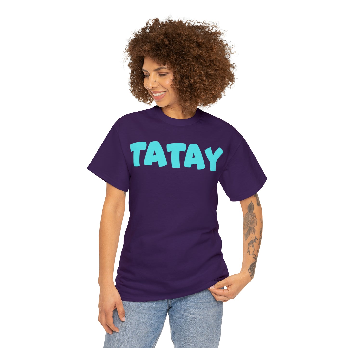 TATAY Unisex Heavy Cotton T-Shirt | Filipino | Tagalog | Father | Dad | Family