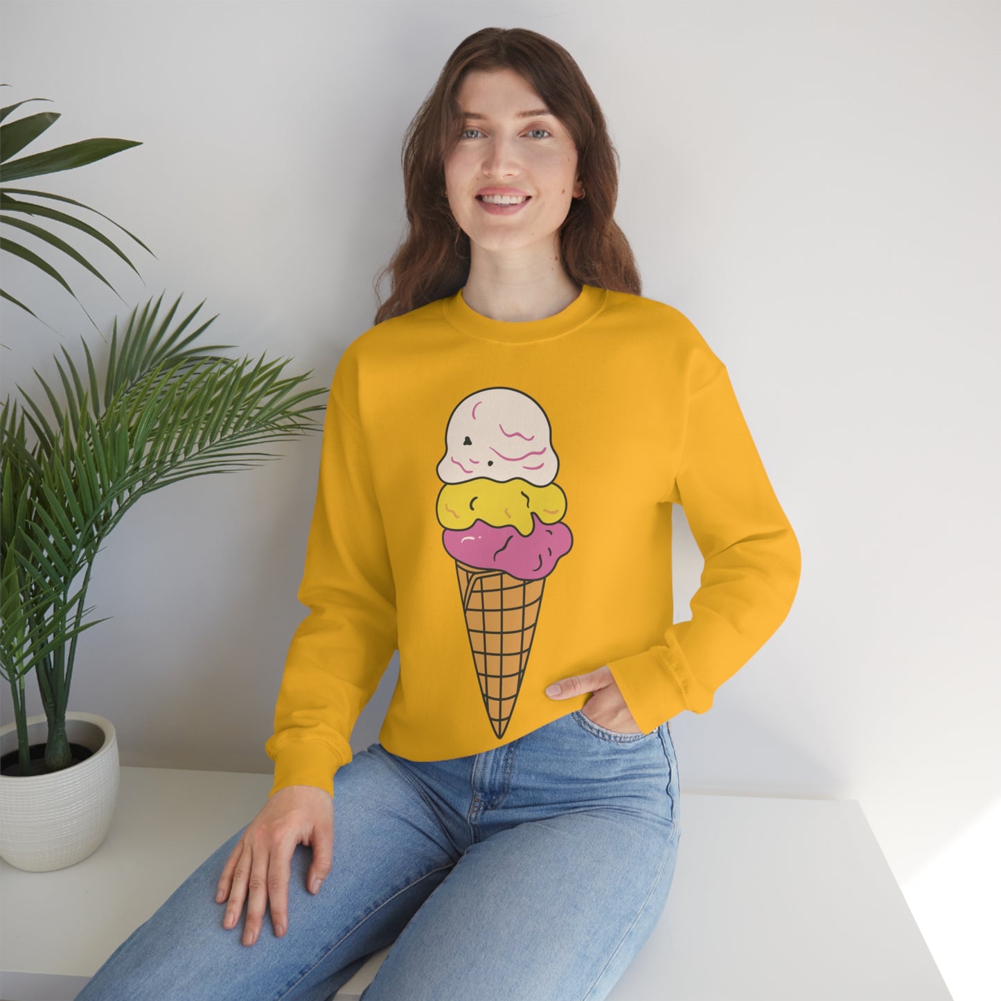SORBETES Unisex Heavy Blend™ Crewneck Sweatshirt | Ice Cream | Filipino | Tagalog