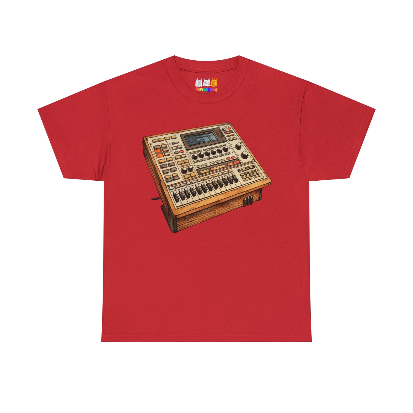 Analog Drum Machine Unisex Heavy Cotton T-Shirt | Electronic Music | Beat Making | Hip Hop | Music Production