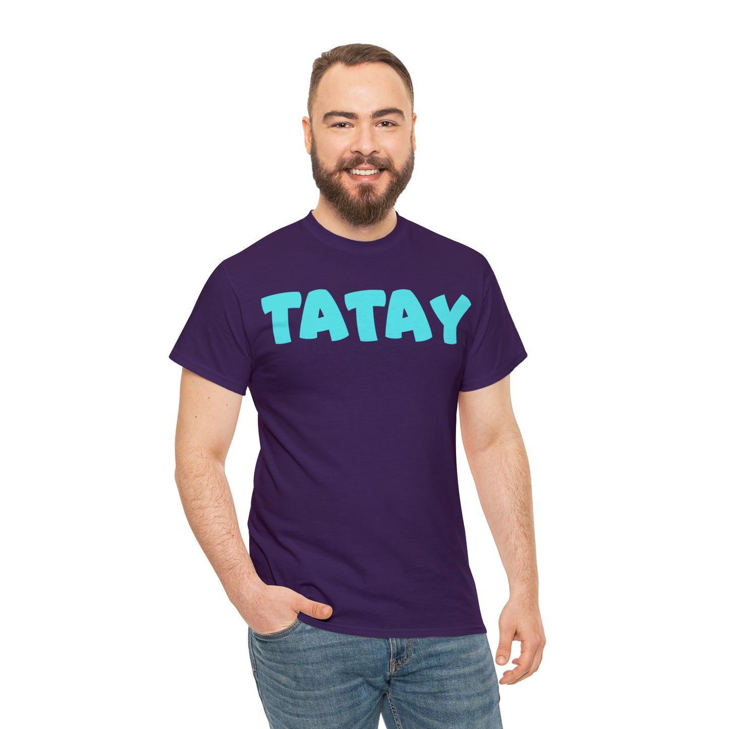 TATAY Unisex Heavy Cotton T-Shirt | Filipino | Tagalog | Father | Dad | Family