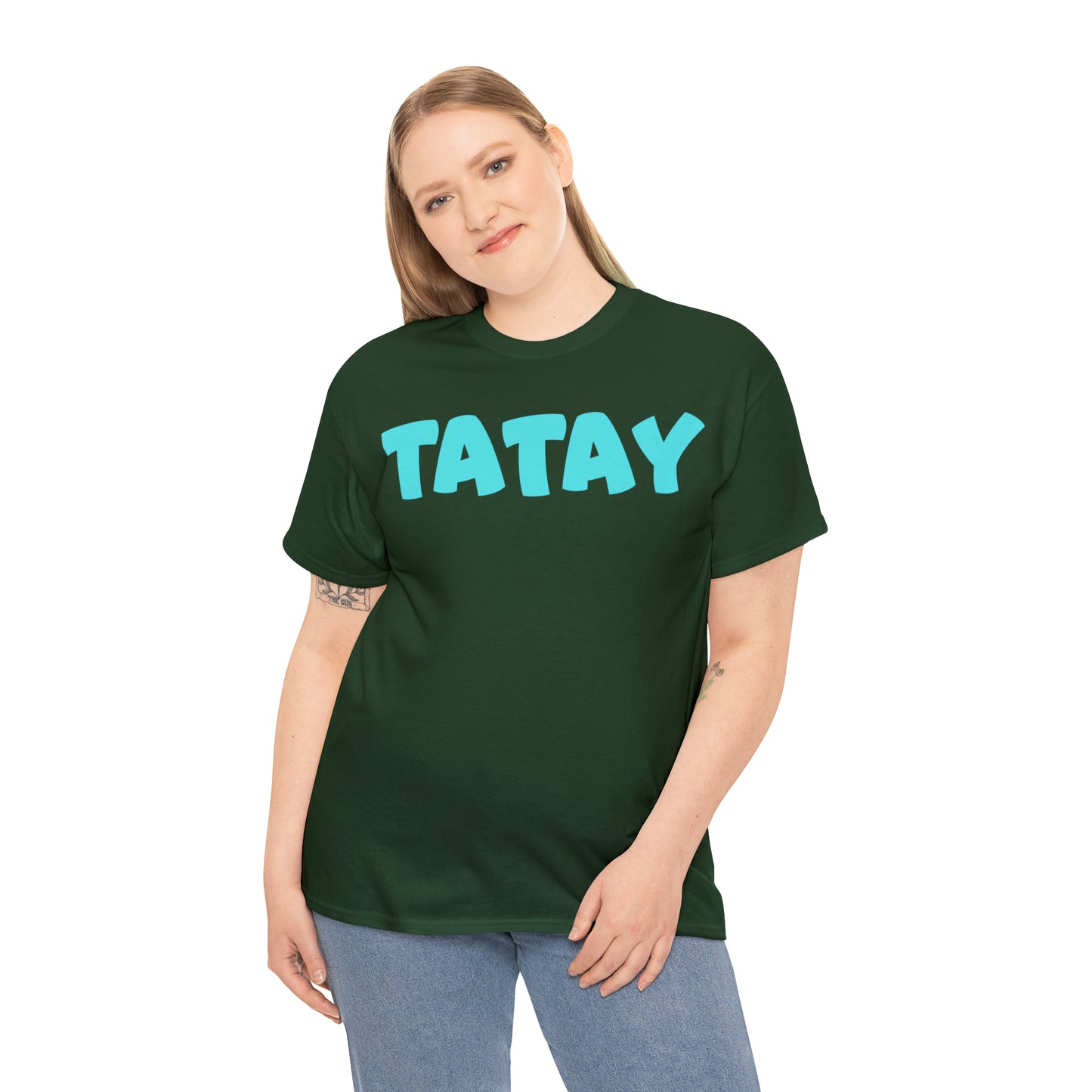 TATAY Unisex Heavy Cotton T-Shirt | Filipino | Tagalog | Father | Dad | Family