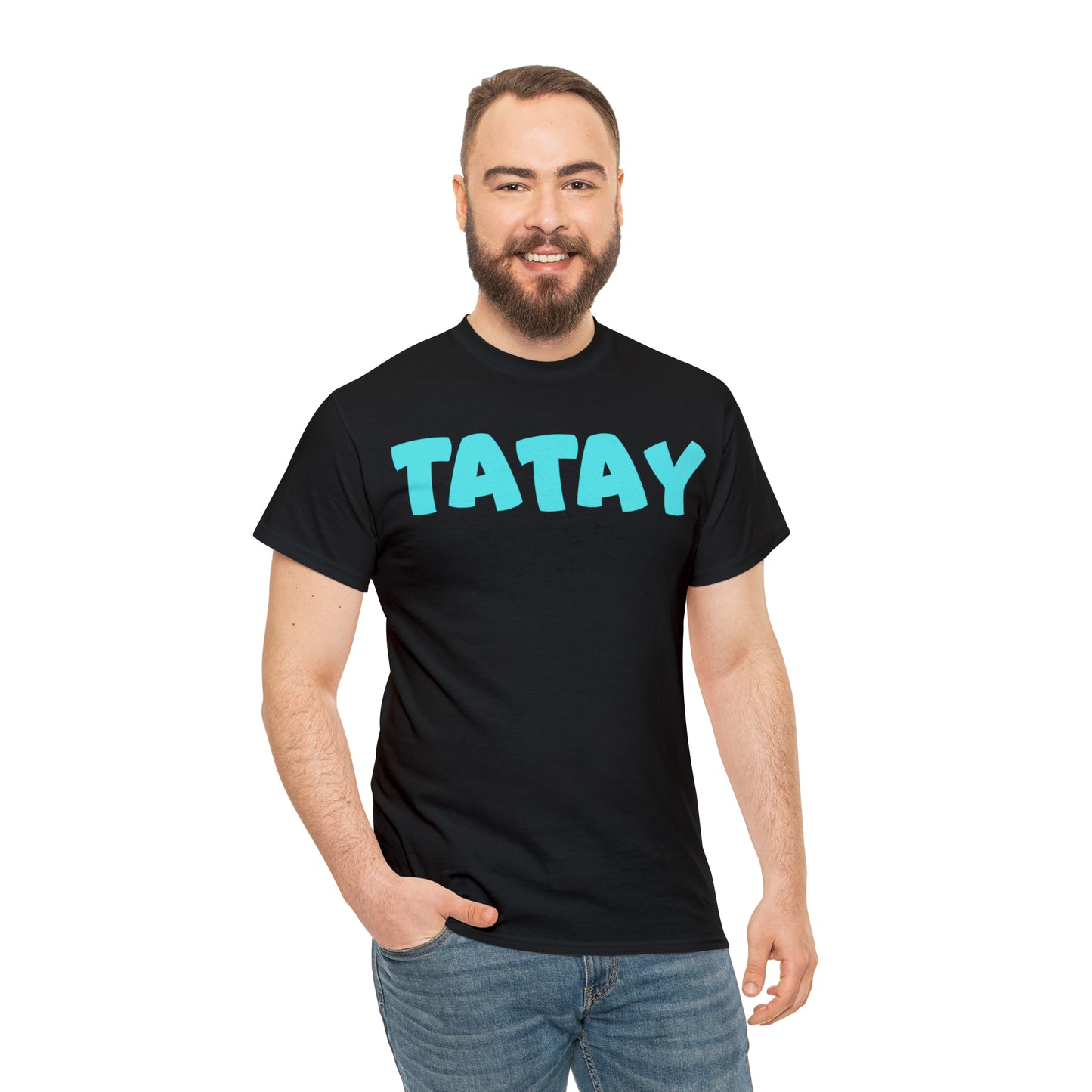 TATAY Unisex Heavy Cotton T-Shirt | Filipino | Tagalog | Father | Dad | Family