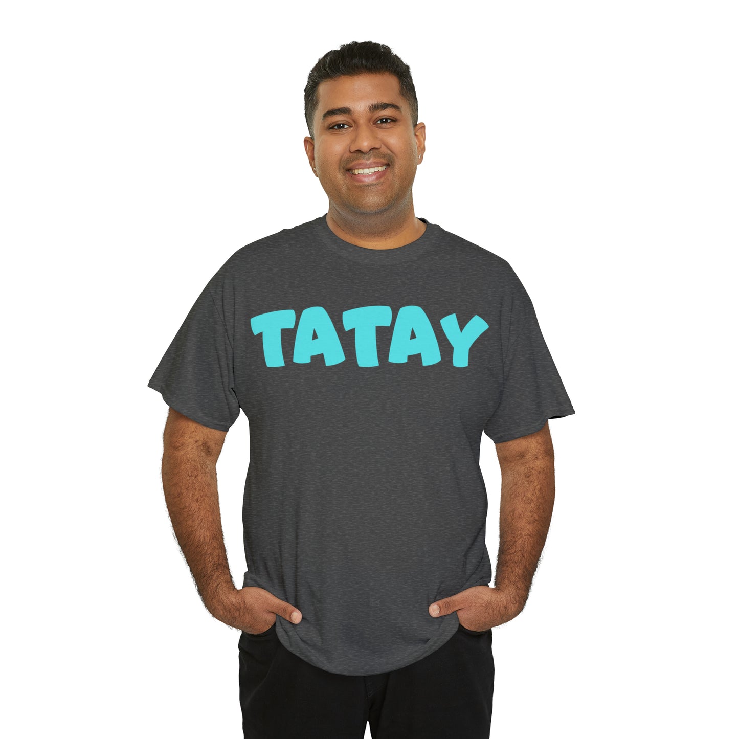 TATAY Unisex Heavy Cotton T-Shirt | Filipino | Tagalog | Father | Dad | Family