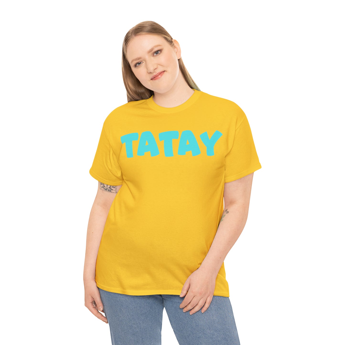 TATAY Unisex Heavy Cotton T-Shirt | Filipino | Tagalog | Father | Dad | Family
