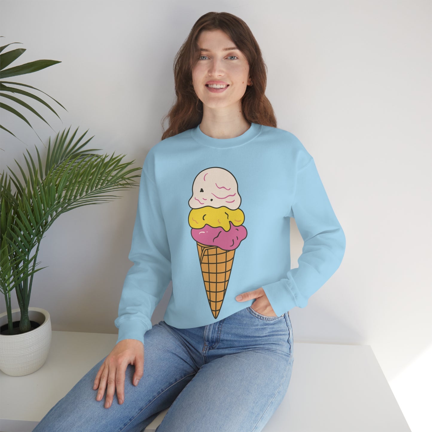 SORBETES Unisex Heavy Blend™ Crewneck Sweatshirt | Ice Cream | Filipino | Tagalog
