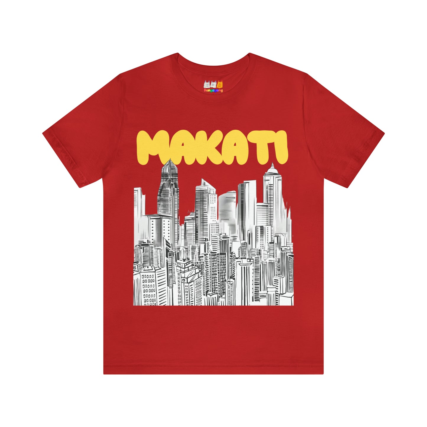 MAKATI Unisex Jersey Short Sleeve T-Shirt | Manila | Philippines | Skyline | Skyscrapers | Buildings
