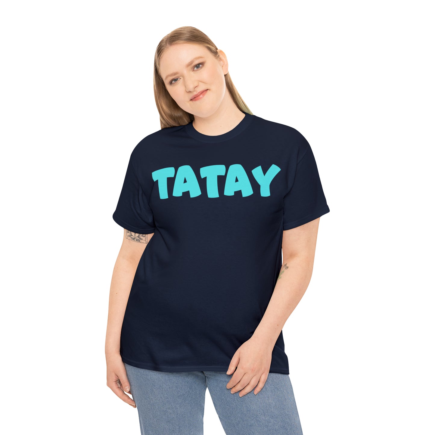 TATAY Unisex Heavy Cotton T-Shirt | Filipino | Tagalog | Father | Dad | Family