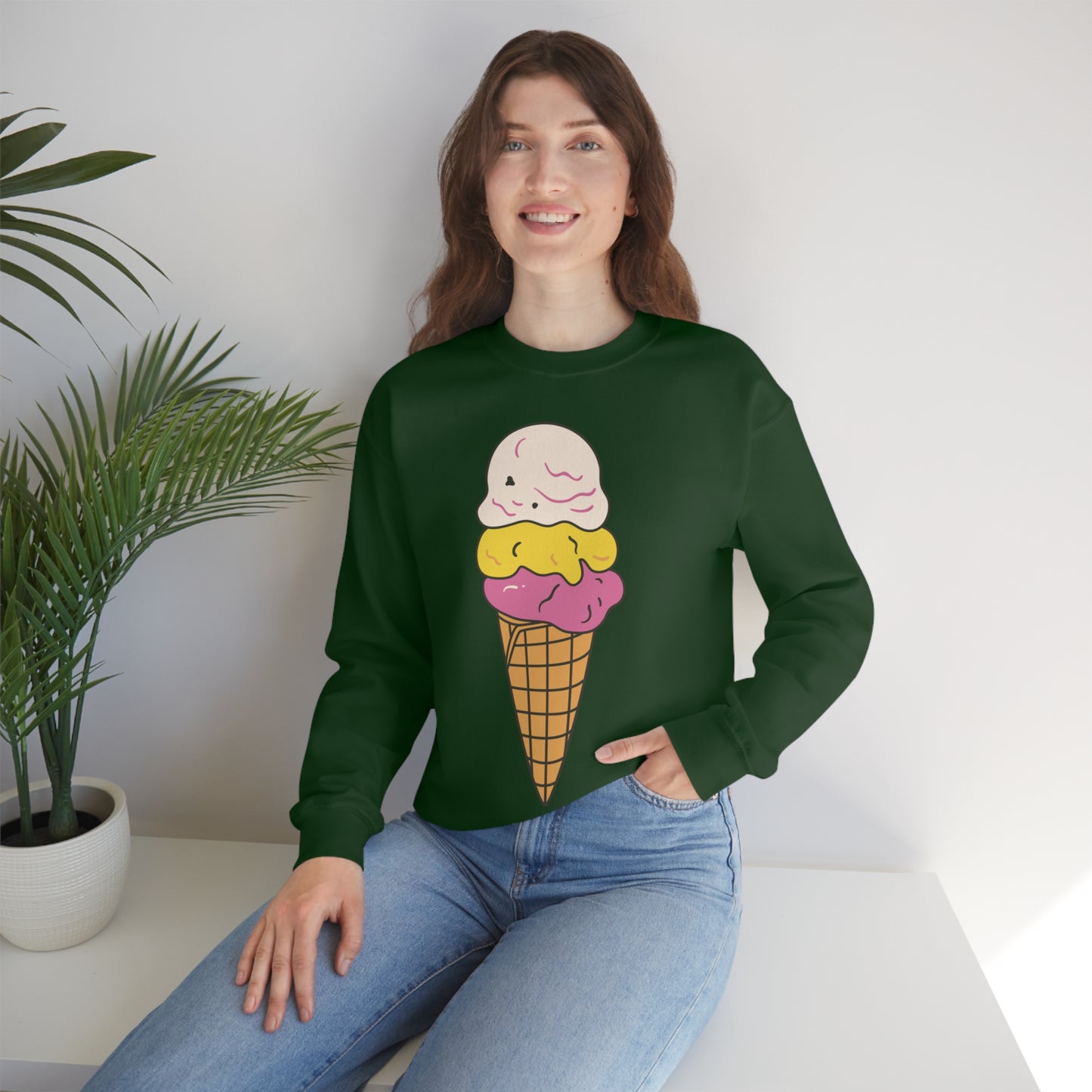SORBETES Unisex Heavy Blend™ Crewneck Sweatshirt | Ice Cream | Filipino | Tagalog