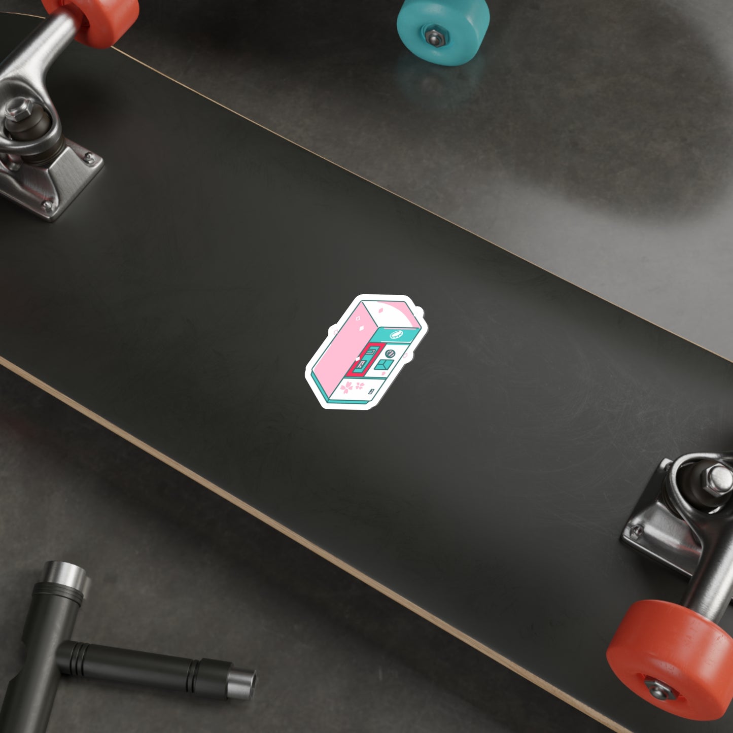 COIN CHANGE MACHINE Die-Cut Stickers Laptop Car Skateboard Luggage Hydroflask Phone waterproof lunchbox stickers
