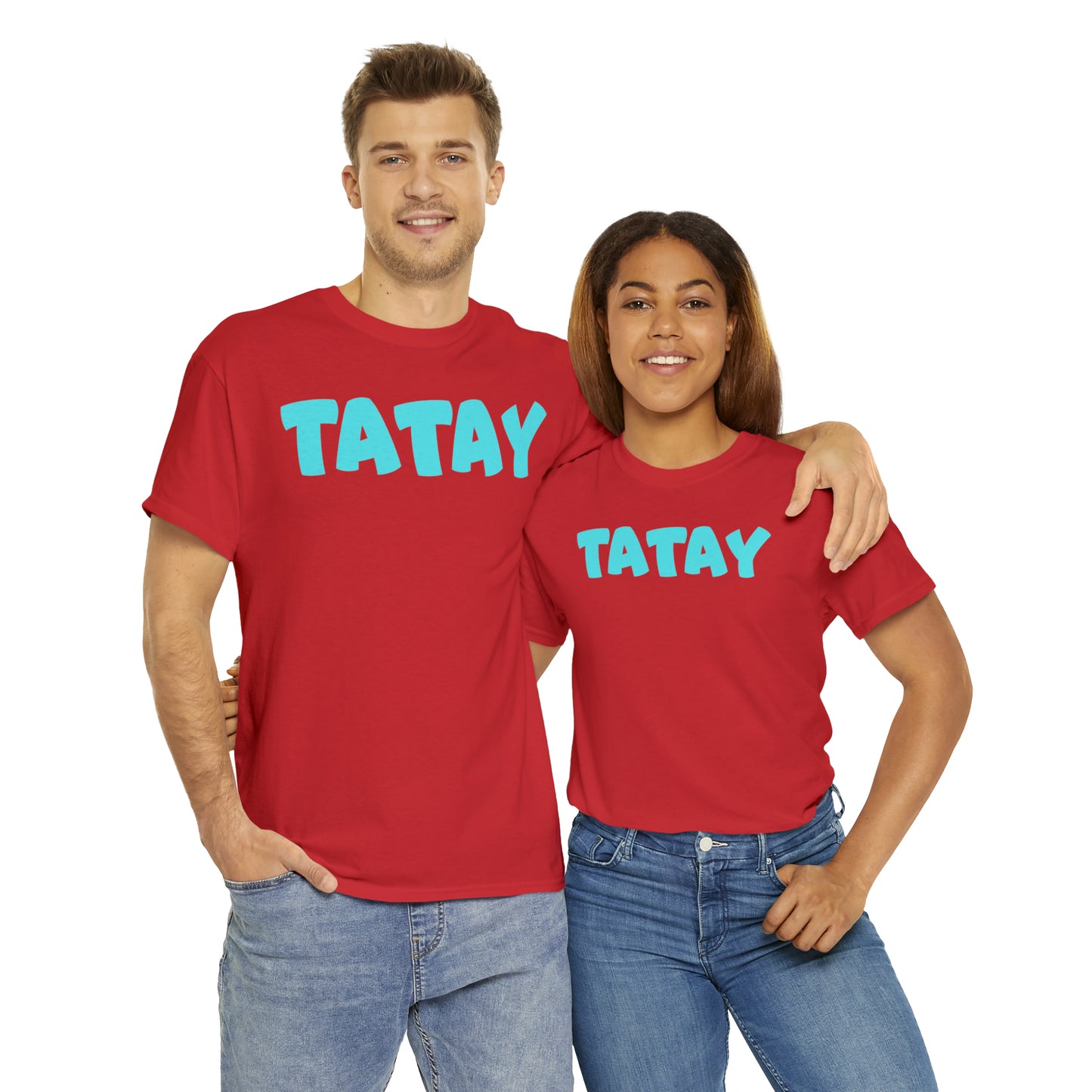 TATAY Unisex Heavy Cotton T-Shirt | Filipino | Tagalog | Father | Dad | Family