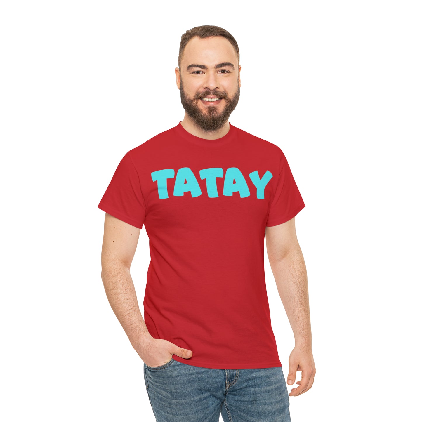 TATAY Unisex Heavy Cotton T-Shirt | Filipino | Tagalog | Father | Dad | Family